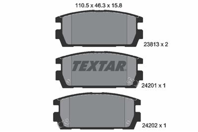 TEXTAR 2381301 Číslo výrobce: 23813. EAN: 4019722273803.