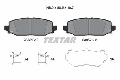 TEXTAR 2383101 Číslo výrobce: 23831. EAN: 4019722542565.