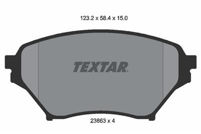 TEXTAR 2386301 Číslo výrobce: 23863. EAN: 4019722250613.