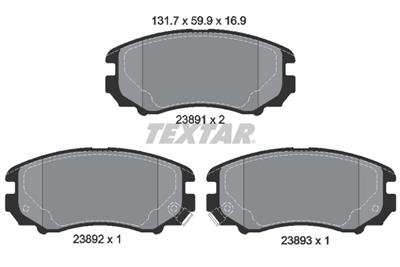 TEXTAR 2389101 Číslo výrobce: 23891. EAN: 4019722266959.