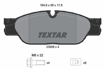 TEXTAR 2390801 Číslo výrobce: 23908. EAN: 4019722279188.