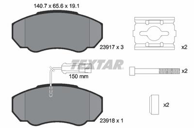 TEXTAR 2391701 Číslo výrobce: 23917. EAN: 4019722254253.