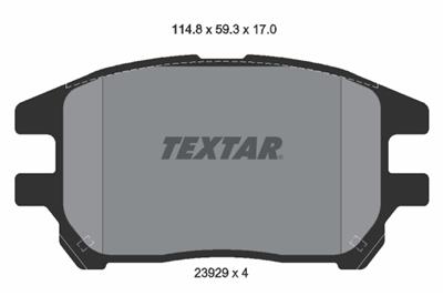 TEXTAR 2392901 Číslo výrobce: 23929. EAN: 4019722283116.