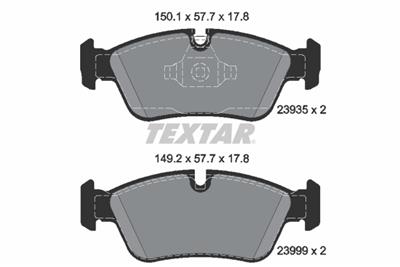 TEXTAR 2393501 Číslo výrobce: 23935. EAN: 4019722273193.