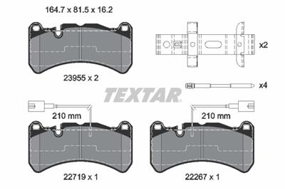 TEXTAR 2395503 Číslo výrobce: 22267. EAN: 4019722499951.