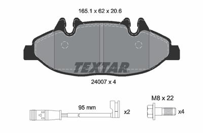 TEXTAR 2400701 Číslo výrobce: 24007. EAN: 4019722276118.