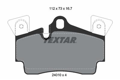 TEXTAR 2401001 Číslo výrobce: 24010. EAN: 4019722268700.