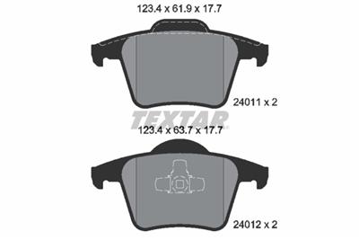 TEXTAR 2401101 Číslo výrobce: 24011. EAN: 4019722265266.
