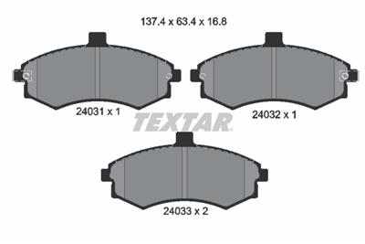TEXTAR 2403101 Číslo výrobce: 24031. EAN: 4019722261848.