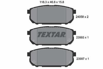 TEXTAR 2405801 Číslo výrobce: 23993. EAN: 4019722261923.