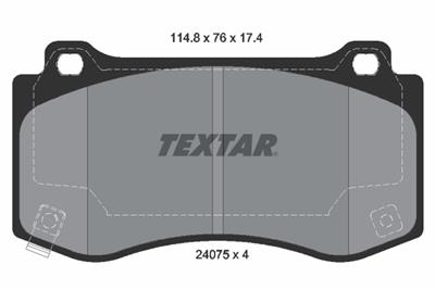 TEXTAR 2407501 Číslo výrobce: 24075. EAN: 4019722309625.
