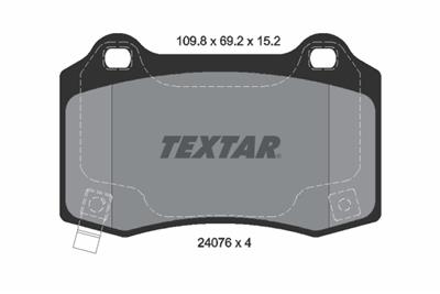 TEXTAR 2407601 Číslo výrobce: 24076. EAN: 4019722309632.