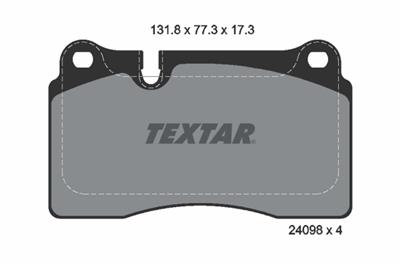 TEXTAR 2409801 Číslo výrobce: 24098. EAN: 4019722279133.