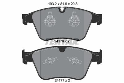 TEXTAR 2417601 Číslo výrobce: 24176. EAN: 4019722437588.