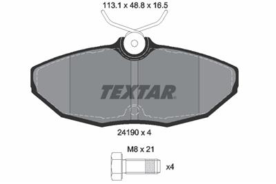 TEXTAR 2419001 Číslo výrobce: 24190. EAN: 4019722279232.
