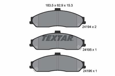 TEXTAR 2419401 Číslo výrobce: 24194. EAN: 4019722288227.