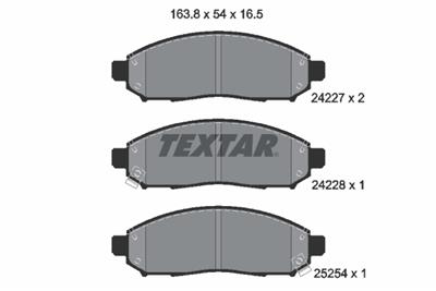 TEXTAR 2422704 Číslo výrobce: 24227. EAN: 4019722431494.