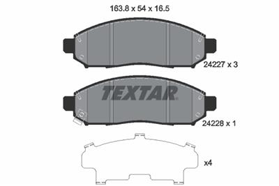 TEXTAR 2422701 Číslo výrobce: 24227. EAN: 4019722271106.