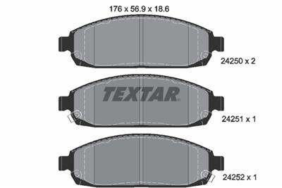 TEXTAR 2425001 Číslo výrobce: 24250. EAN: 4019722275678.
