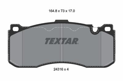 TEXTAR 2431601 Číslo výrobce: 24316. EAN: 4019722304804.
