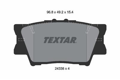 TEXTAR 2433801 Číslo výrobce: 24338. EAN: 4019722279751.