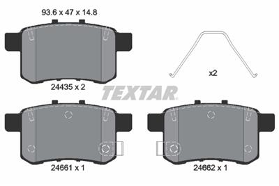 TEXTAR 2443501 Číslo výrobce: 24435. EAN: 4019722299391.
