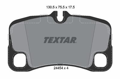 TEXTAR 2445401 Číslo výrobce: 24454. EAN: 4019722295522.