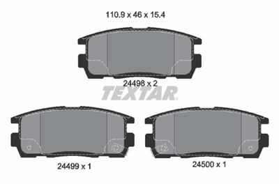 TEXTAR 2449801 Číslo výrobce: 24498. EAN: 4019722289798.