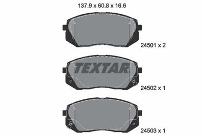 TEXTAR 2450101 Číslo výrobce: 24501. EAN: 4019722283406.