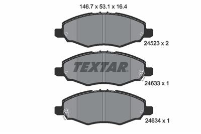 TEXTAR 2452301 Číslo výrobce: 24523. EAN: 4019722289811.