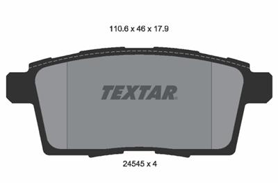 TEXTAR 2454501 Číslo výrobce: 24545. EAN: 4019722289873.