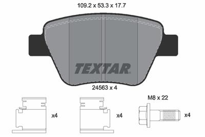 TEXTAR 2456301 Číslo výrobce: 24563. EAN: 4019722305061.