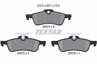 TEXTAR 2457401 Číslo výrobce: 24574. EAN: 4019722295454.