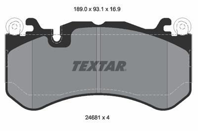 TEXTAR 2468101 Číslo výrobce: 24681. EAN: 4019722499425.
