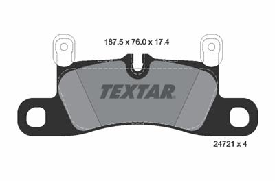 TEXTAR 2472102 Číslo výrobce: 24721. EAN: 4019722406508.