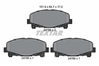 TEXTAR 2476601 Číslo výrobce: 24766. EAN: 4019722305245.