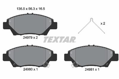 TEXTAR 2497901 Číslo výrobce: 24979. EAN: 4019722311307.