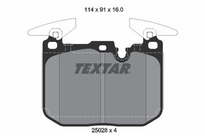 TEXTAR 2502807 Číslo výrobce: 25028. EAN: 4019722490040.