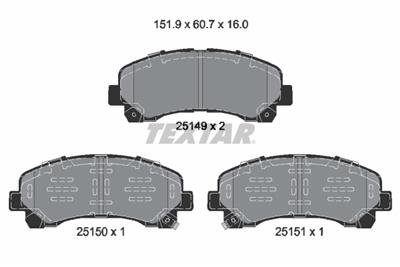 TEXTAR 2514901 Číslo výrobce: 25149. EAN: 4019722445293.