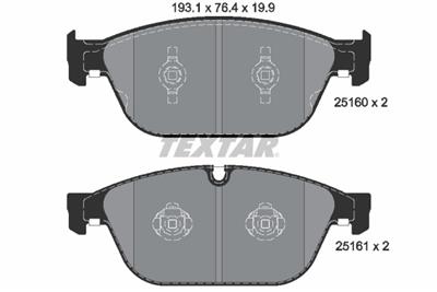 TEXTAR 2516002 Číslo výrobce: 25160. EAN: 4019722407307.