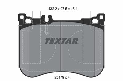 TEXTAR 2517901 Číslo výrobce: 25179. EAN: 4019722445477.