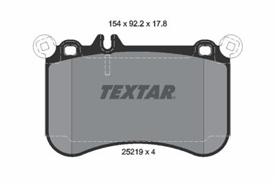 TEXTAR 2521901 Číslo výrobce: 25219. EAN: 4019722443497.