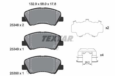TEXTAR 2534801 Číslo výrobce: 25348. EAN: 4019722452499.