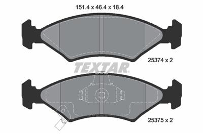 TEXTAR 2537401 Číslo výrobce: 25374. EAN: 4019722443695.