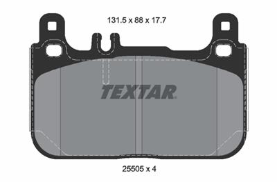TEXTAR 2550501 Číslo výrobce: 25505. EAN: 4019722477683.