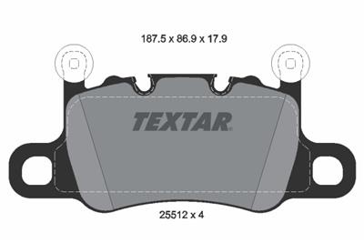 TEXTAR 2551205 Číslo výrobce: 25512. EAN: 4019722572302.