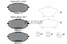 TEXTAR 2569801 Q+ - Sada brzdových platničiek, vždy 4 kusy v sade