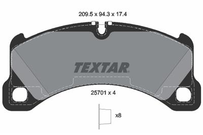 TEXTAR 2570101 Číslo výrobce: 25701. EAN: 4019722463709.
