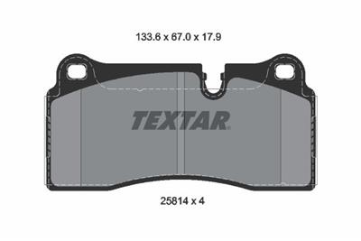 TEXTAR 2581401 Číslo výrobce: 25814. EAN: 4019722541308.