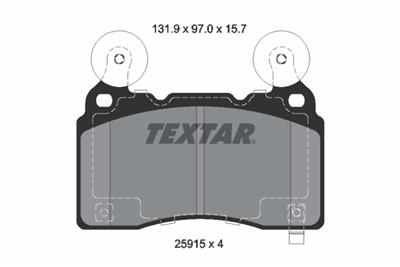TEXTAR 2591501 Číslo výrobce: 25915. EAN: 4019722540158.